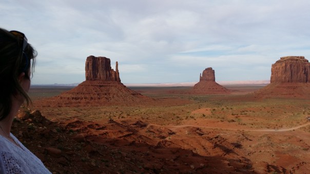 View from our balcony at the View Hotel in Monument Valley