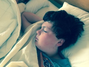 Nothing better than a worn out kid. 