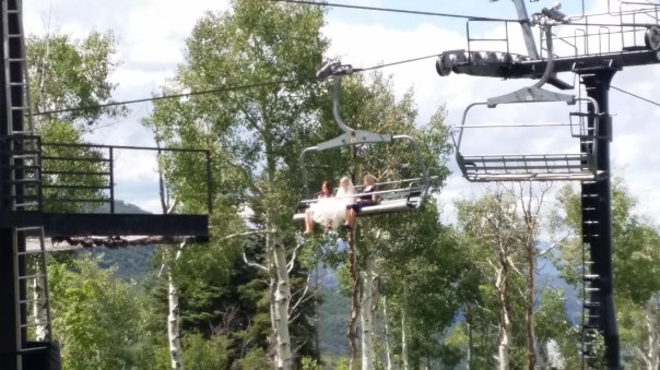 Never know what you might see!  One of my wrong turns on my hike I stumbled into the middle of a wedding on the mountain.  Lets just say the well dressed guests looked at me as some kind of mountain man.   looked at  