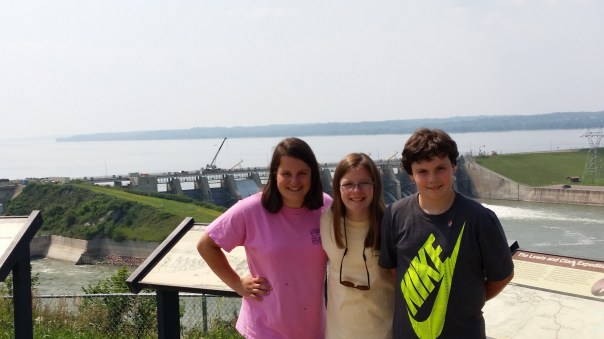At the Lewis & Clark Center in Yankton, SD overlooking the Missouri River. 