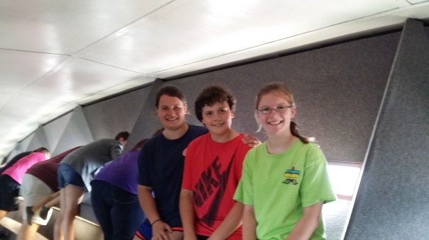 At the top of the Arch. 