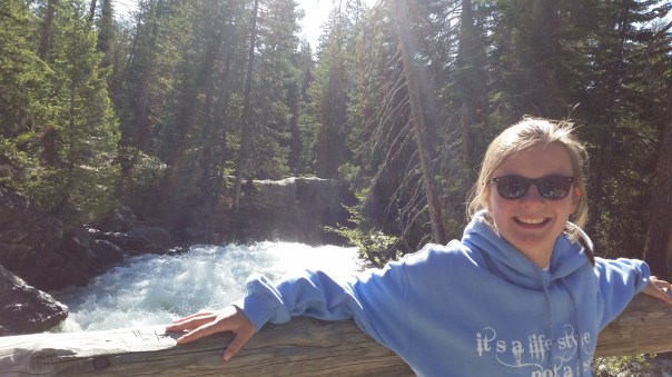 Just chillin at the falls. 